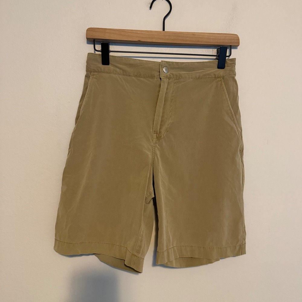 Buck Mason 8" deck shorts 28 tan gorpcore casual preppy minimalist summer